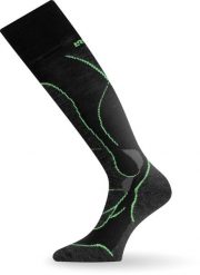 Skarpety narciarskie Lasting STW 986 Merino. Czarne skarpetki damskie LASTING, z aplikacjami, z elastanu. Za 129.90 zł.