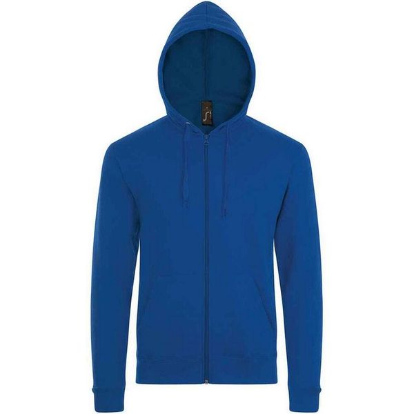 Bluza Z Kapturem Dla Dorosłych Unisex Stone. Niebieskie bluzy męskie SOL'S, m, bez wzorów, z kapturem. Za 138.99 zł.