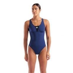 Strój kąpielowy damski jednoczęściowy sportowy na basen Arena Control. Niebieskie stroje kąpielowe damskie ARENA, l, bez wzorów. Za 189.99 zł.