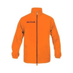 Kurtka męska Givova Basico pomarańczowa r. 2XL. Brązowe kurtki męskie Givova, m, bez wzorów, bez kaptura. Za 66.00 zł.
