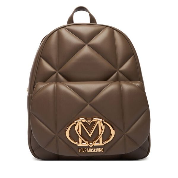Plecak LOVE MOSCHINO. Brązowe plecaki damskie Love Moschino, bez wzorów. Za 1,049.00 zł.