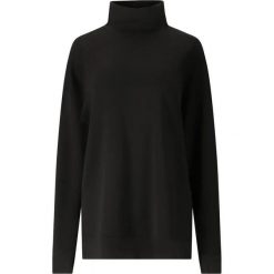 Damska bluza z golfem Athlecia Yunes. Czarne bluzy damskie Athlecia, bez wzorów, z materiału, eleganckie, bez ramiączek, bez kaptura. Za 228.00 zł.