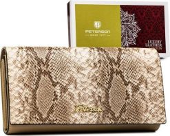 Peterson Duży Portfel Damski Z Podwójną Sekcją Na Bilon. Portfele damskie Peterson. Za 223.75 zł.