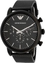 Zegarek Emporio Armani Zegarek Męski Armani AR1968 ( 46 mm). Zegarki męskie Emporio Armani, bez wzorów. Za 574.90 zł.