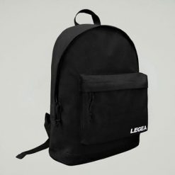 Plecak sportowy PALERMO czarny 31 x 40 x 12 cm. Czarne plecaki męskie Legea, bez wzorów, z materiału, sportowe. Za 50.90 zł.