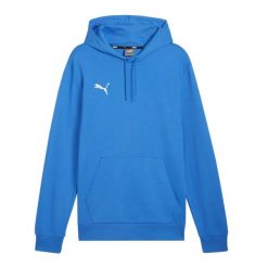 Męska Bluza Z Kapturem Team Goal Casual. Niebieskie bluzy męskie Puma, m, bez wzorów, casualowe, bez ramiączek, z kapturem. Za 256.99 zł.
