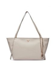 Guess Torebka Devon HWBG97 45230 Beżowy jasny. Brązowe shopperki damskie Guess, z aplikacjami, ze skóry, bez dodatków. Za 634.99 zł.