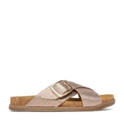 Klapki Lasocki. Żółte klapki damskie Lasocki, bez wzorów, bez obcasa, bez zapięcia. Za 159.99 zł.