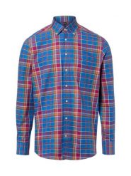 Nils Sundström koszula casual Mężczyźni Regular Fit Bawełna niebieski, XL. Niebieskie koszule męskie Nils Sundström, m, bez wzorów, z bawełny, casualowe, bez kołnierzyka, bez ramiączek. Za 119.95 zł.