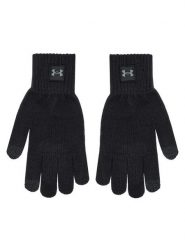 Under Armour Rękawiczki Męskie UA Halftime Gloves 1373157-003 Czarny. Czarne rękawiczki męskie Under Armour, bez wzorów, z dzianiny. Za 89.99 zł.