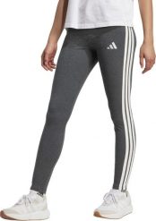 Legginsy damskie adidas Essentials 3-Stripes Cotton szare JZ3299 L. Szare legginsy damskie Adidas, bez wzorów. Za 195.15 zł.