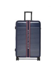 Beverly Hills Polo Club Walizka duża CEO-BHPC-L-006-08-NAVY Granatowy. Niebieskie walizki męskie Beverly Hills Polo Club, bez wzorów, z tworzywa sztucznego, duże. Za 399.99 zł.