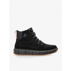 Buty zimowe męskie Sorel Explorer III Blazer WP. Brązowe buty zimowe męskie Sorel, na zimę, bez wzorów, bez obcasa, bez zapięcia. Za 440.99 zł.