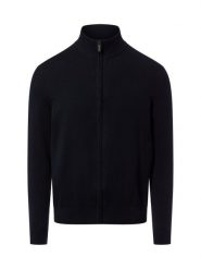 Nils Sundström Męski kardigan Mężczyźni Bawełna niebieski jednolity, XXL. Niebieskie swetry męskie Nils Sundström, m, bez wzorów, z bawełny, bez kołnierzyka, bez ramiączek. Za 249.95 zł.