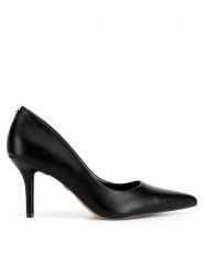 Nine West Szpilki WFA3045-1A Czarny. Czarne szpilki damskie Nine West, bez wzorów, ze skóry, bez obcasa, na szpilce, bez zapięcia. Za 219.99 zł.