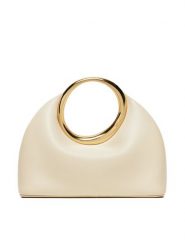 JACQUEMUS Torebka Mini ring handbag 241BA395 Écru. Torebki do ręki damskie JACQUEMUS, bez wzorów, ze skóry, bez dodatków. Za 3,099.00 zł.