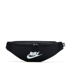 Saszetka biodrowa/nerka unisex Nike Heritage. Czarne saszetki i nerki męskie Nike, bez wzorów, z poliesteru. Za 109.99 zł.