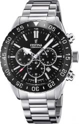Zegarek Festina Zegarek męski Festina F20575-3 srebrny. Szare zegarki męskie Festina, bez wzorów, srebrne. Za 702.99 zł.