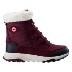 Buty Hi-Tec Mestia Mid Wp 92800287313 czerwone. Czerwone śniegowce damskie z gumy, bez zapięcia. Za 357.98 zł.