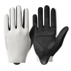Rękawiczki rowerowe pełne palce unisex z ekranem dotykowym. Brązowe rękawiczki męskie ROCKBROS, na lato, bez wzorów, z elastanu. Za 93.60 zł.