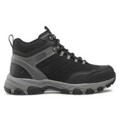 Buty trekkingowe męskie SKECHERS SELMEN TELAGO wysokie wodoodporne. Czarne trekkingi męskie Skechers, bez zapięcia. Za 343.00 zł.