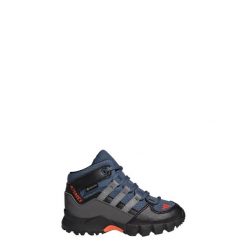 Buty Terrex Mid GORE-TEX Hiking. Brązowe buty zimowe męskie Adidas, na zimę, bez wzorów, z gore-texu, bez obcasa, bez zapięcia. W wyprzedaży za 303.20 zł.