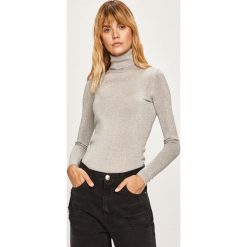 Guess Jeans - Sweter. Czarne swetry nierozpinane damskie Guess Jeans, l, z aplikacjami, z dzianiny, bez kołnierzyka, bez ramiączek. Za 319.90 zł.