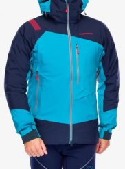 Kurtka z membraną męska La Sportiva Alpine Guide GTX Jkt. Niebieskie kurtki męskie La Sportiva, l, bez wzorów, z gore-texu, bez kaptura, wspinaczkowe, gore-tex. Za 2,034.99 zł.
