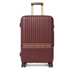 Walizka średnia Nine West. Czerwone walizki damskie Nine West, bez wzorów, średnie. Za 359.99 zł.