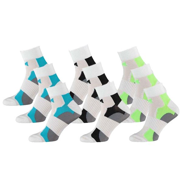 Skarpety kolarskie Xtreme Quarter, 9 par, Multi Biały. Białe skarpetki damskie XTREME SOCKSWEAR, bez wzorów. Za 190.99 zł.