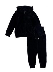 Bluza z kaptur na co dzień na siłownię. Czarne bluzy damskie LEONE 1947 APPAREL, bez wzorów, z dresówki, bez ramiączek, bez kaptura. Za 168.36 zł.