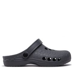 Klapki Dry Walker. Szare klapki damskie Dry Walker, bez wzorów, bez obcasa, bez zapięcia. Za 59.99 zł.