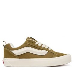 Tenisówki Vans. Zielone trampki męskie Vans, bez wzorów, bez zapięcia. Za 399.99 zł.