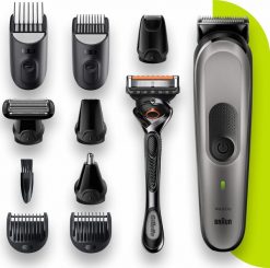 Trymer Braun Braun All-in-one trimmer MGK7320 Cordless, Number of length steps 13, Black/Silver. Golarki i trymery BRAUN. Za 1,097.80 zł.