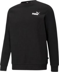 Puma Bluza męska Puma ESS Small Logo Crew FL czarna 586682 01 S. Czarne bluzy męskie Puma, m, bez wzorów, bez ramiączek, bez kaptura. Za 173.37 zł.