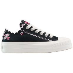 Adidasy Converse Chuck Taylor All Star Lift Platform, Dla obu płci. Czarne obuwie sportowe damskie Converse, bez wzorów, bez zapięcia. Za 490.00 zł.