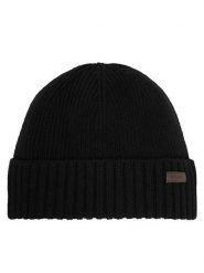 Barbour Czapka MHA0449BK11 Czarny. Czarne czapki damskie Barbour, na zimę, bez wzorów, z wełny. Za 244.99 zł.