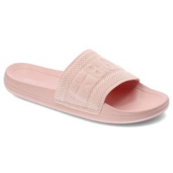 Różowe Klapki Big Star Wodoodporne Buty Damskie. Czerwone klapki damskie BIG STAR, na lato, bez wzorów, eleganckie, bez obcasa, bez zapięcia. Za 79.99 zł.