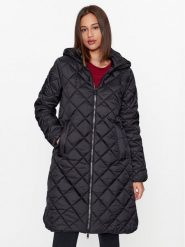 CMP Płaszcz zimowy 33K3696 Czarny Regular Fit. Czarne płaszcze damskie CMP, na zimę, bez wzorów, z syntetyku, bez kołnierzyka, bez kaptura. Za 539.99 zł.