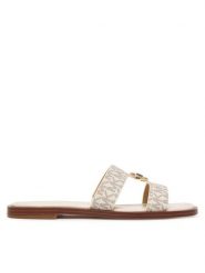 MICHAEL Michael Kors Klapki Ering Flat 40S6ERFS2B Écru. Klapki damskie MICHAEL Michael Kors, bez wzorów, ze skóry, bez obcasa, bez zapięcia. Za 529.99 zł.