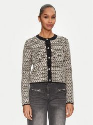 Morgan Kardigan 251-MESTA Czarny Regular Fit. Czarne kardigany damskie Morgan, s, bez wzorów, z wiskozy, bez kołnierzyka. Za 179.99 zł.