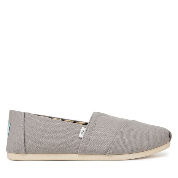 Półbuty Toms. Szare półbuty damskie Toms, bez wzorów, bez obcasa, na płaskiej podeszwie, bez zapięcia. Za 179.99 zł.