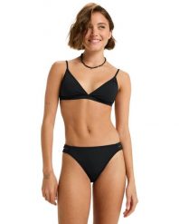 Dół bikini dla Kobiety BEACH CLASSICS BIKINI. Czarne stroje kąpielowe damskie Roxy, m, bez wzorów, z elastanu. Za 139.99 zł.