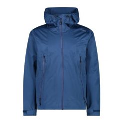Kurtka trekkingowa z kapturem CMP. Niebieskie kurtki męskie CMP, xl, bez wzorów, sportowe, z kapturem. Za 309.99 zł.