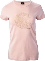 Damska Koszulka z krótkim rękawem bawełniana Hi-Tec Lady Akuja rozmiar XL. Bluzki damskie Hi-tec, xl, bez wzorów, z bawełny, bez kołnierzyka, bez ramiączek. Za 29.40 zł.