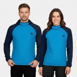 Bluza Primaloft unisex Alpinus Eio. Niebieskie bluzy damskie Alpinus, s, bez wzorów, z materiału, bez ramiączek, bez kaptura. Za 349.00 zł.