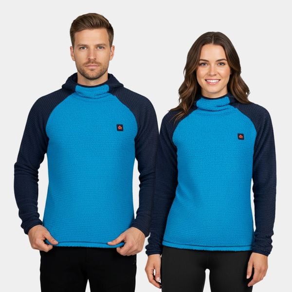 Bluza Primaloft unisex Alpinus Eio. Niebieskie bluzy damskie Alpinus, s, bez wzorów, z materiału, bez ramiączek, bez kaptura. Za 349.00 zł.