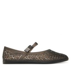 Baleriny Melissa. Czarne balerinki damskie Melissa, bez wzorów, bez obcasa, bez zapięcia. Za 269.99 zł.