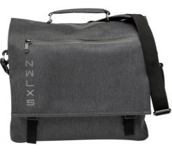 Torba rowerowa Messenger Varo, szara. Szare torby na laptopa damskie NEW LOOXS, bez wzorów, z materiału, na ramię. Za 535.28 zł.