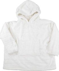 Intesi Bluza / snuddie z syntetycznego futerka biała. Białe bluzy damskie Intesi, bez wzorów, z syntetyku, bez ramiączek, bez kaptura. Za 172.70 zł.